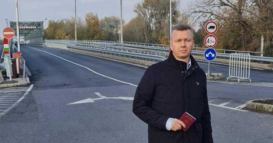 Forró Krisztián az ukrán-szlovák határon